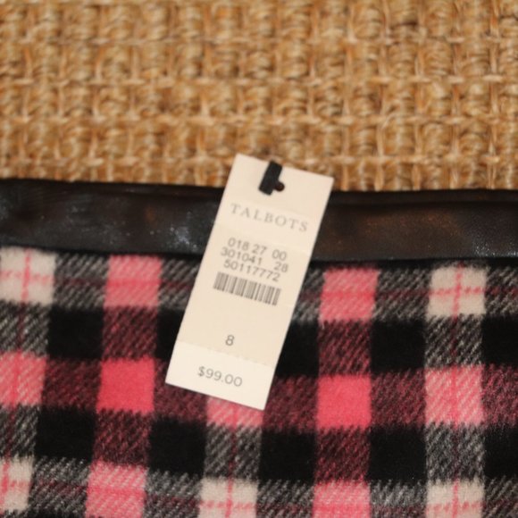 Talbots Plaid Wool Skirt - Picture 4 of 8